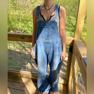 SHEIN Blue Denim Women's Overalls